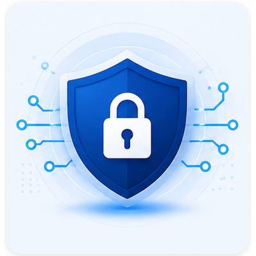 Cybersecurity and account safety icon